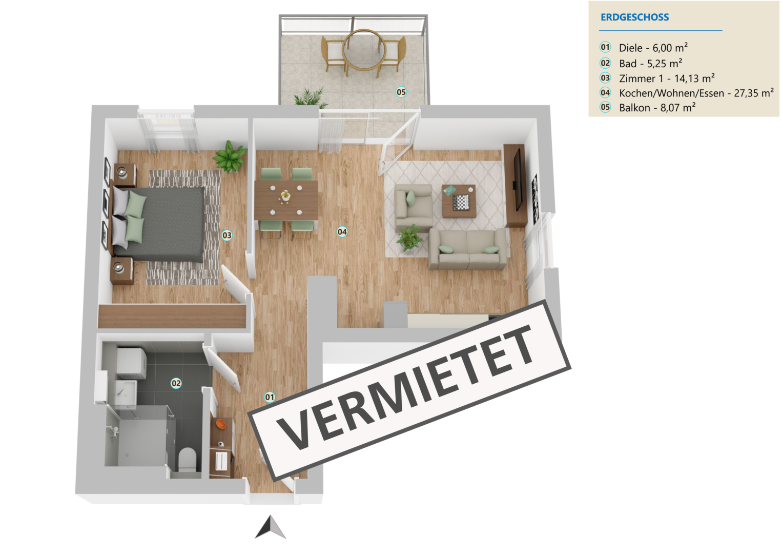 33003 407450 1230038 Senden BeWo 9 1900 2300 Jpg VERMIETET