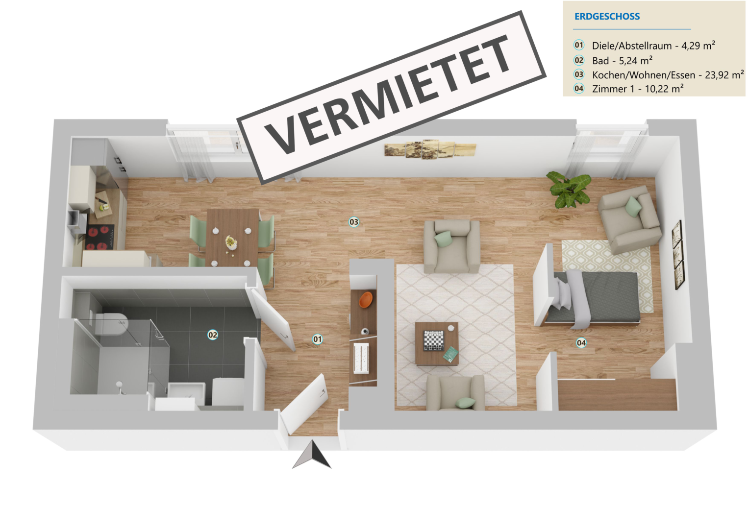 33003 407450 1230037 Senden BeWo 8 1900 2300 Jpg VERMIETET